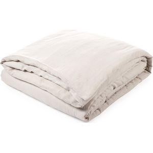 Dekbedovertrek Libeco Madison Light Grey Linnen-200 x 200 cm