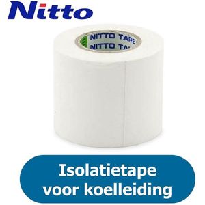 Nitto PVC Tape - Wit - Isolatietape Voor Koelleiding - 50mm (10 Meter)