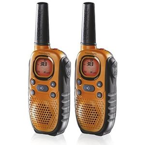 Topcom Twintalker 9100 Lange Afstan - Set van 2 (9 Km - Walkietalki - Oranj - Zwart