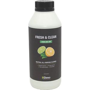 Devonatural parketreiniger fresh&clean lemon and lime 1 liter