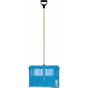 Gille - Sneeuwschop - Sneeuwschuiver 48cm met versteviging - met  houten D-steel 120 cm