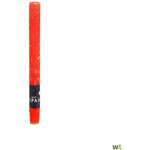 Huishoudkaars rustiek hoogte 25cm Diep rood