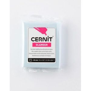 Boetseerklei blauw - Cernit Glamour 56g blue