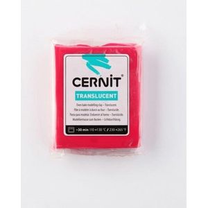 Cernit klei transparant Ruby nr.474- 56gr