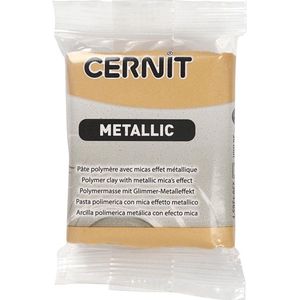 Cernit - Boetseerklei - Afbak Klei - Porseleinlook - Goud Metallic (050) - 56 gram - 1 stuk