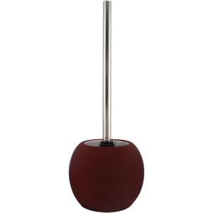 Allibert Toiletborstel Met Houder Bowling Bordeaux Rood Soft Touch | Wc accessoires
