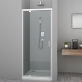 Douchedeur Allibert Happy 80x185 cm 4mm Helder Glas Wit