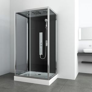 Allibert Douchecabine Gipsy Rechthoekig 80x120cm Zilver | Douche