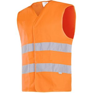 Sioen 9044 - Veiligheidvest - Fluo Oranje - Signalisatiegilet - Reflecterende Banden