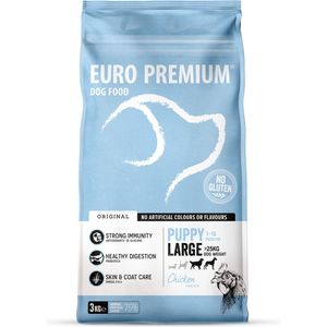 Euro-Premium Puppy Large Kip - Rijst 3 Kg