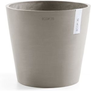 Ecopots - Amsterdam 30 - Ronde Bloempot - Taupe - Ø30 x H25,4 cm