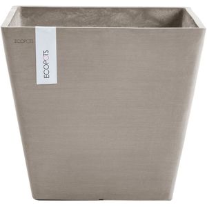 Ecopots - Ecota - Bloempot - Taupe - Vierkant 30x30cm