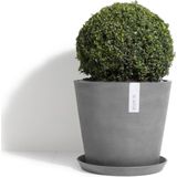 ECOPOTS Amsterdam 30 cm grijs