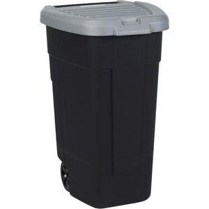 Online Afvalbak Curver Swing 50 liter zilver kopen / bestellen