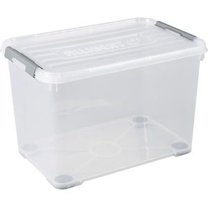 Curver Opbergbox Handy+ Met Wielen 65l Transparant