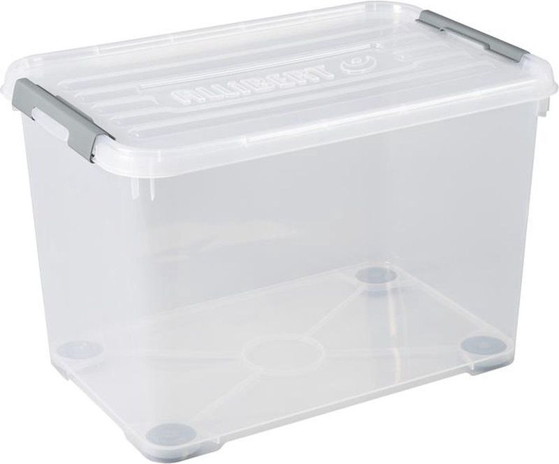 Curver Opbergbox Handy+ Met Wielen 65l Transparant