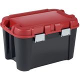 Keter Opbergkoffer Totem Pvc Zwart Rood 60l