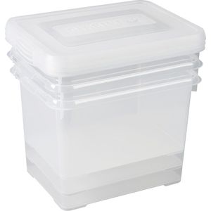 Curver click'n fit opbergbox - 30 liter - blauw Curver click'n fit opbergbox - 30 liter - blauw