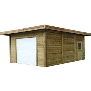 Solid Garage S7756 + Roldeur 21m2 390x540x250cm