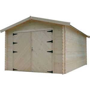 Solid Garage Traditional Hout 18,19m² 358x508cm | Garages