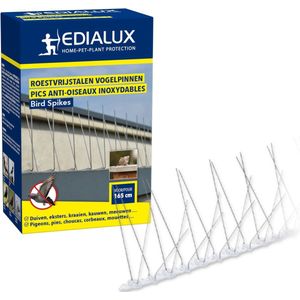 Edialux Vogelweringspinnen/ Bird Spikes RVS - 165 cm