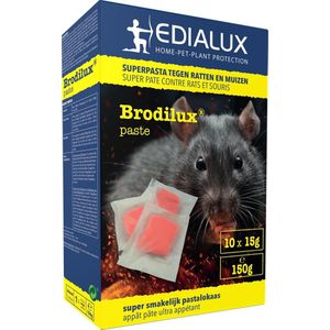 Edialux Brodilux Pasta 150gram tegen muizen en ratten