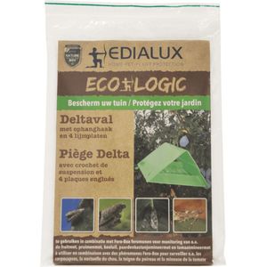 Edialux Deltaval + Lijmplaten Feromoon Ecologic Driehoek - 1 Stuks