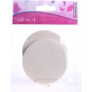 Sibel Latex Makeup-svampe 2pak (runde) meget bløde - 0903033