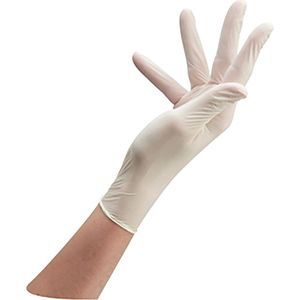 Sibel Wegwerphandschoenen Latex Wit - 100 stuks