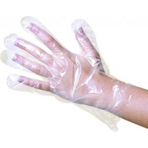 Sinelco - Wegwerphandschoenen - Clear - Plastic - 50 Stuks