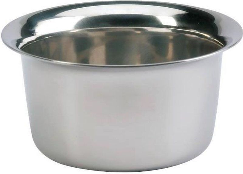 Sibel Scheerzeepkom verchroomd Zilver