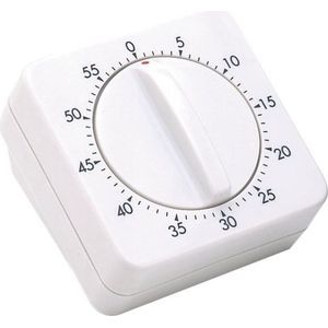 Sinelco - Manueel Klokje - Wit - Compact