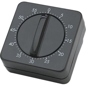 Sinelco - Manueel Klokje - Zwart - Kunststof