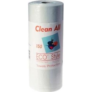 Sibel - Geplastificeerde Handdoekbeschermers - Papier - 1 Rol à 150 Stuks