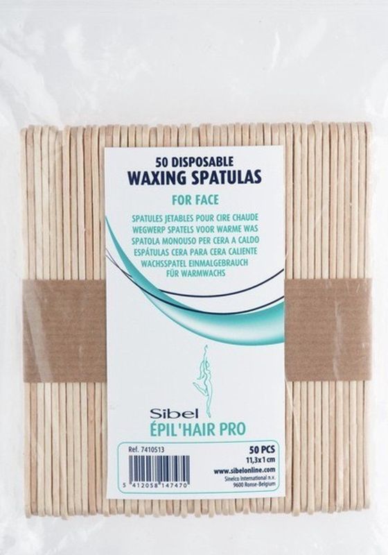 Hars spatels hout 50 wegwerp 113X10X2MM