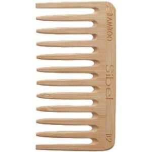 Sibel - B2 - Antistatische Bamboe Kam - 10,2cm - Lichtgewicht