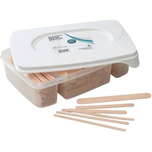 Hars spatels hout box 3 maten Sibel - Bruin / Hout - Beukenhout - Splintervrij