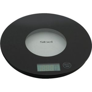 Sibel - Glascaly Weegschaal - Zwart - Elektronisch - Compact Design