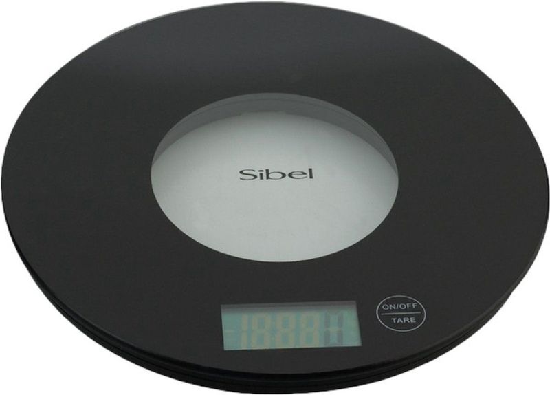 Sibel - Glascaly Weegschaal - Zwart - Elektronisch - Compact Design