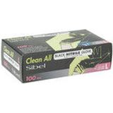 Sibel - Nitril Handschoenen - Zwart - Poedervrij - 100 Stuks