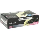 EHBO Handschoenen - Zwart - Synthetisch Rubber - Doos van 100 Stuks