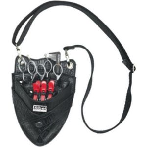 Sinelco - Boy 7 - Holster - Mat - Kroko - Zwart