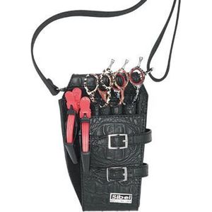 Boy 4 Zwarte Holster In Matte Kroko Vr 4 Scharen Sibel