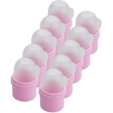 Sibel - Soak Off Vingerhoedjes - Roze - 10 Stuks - Herbruikbaar Siliconen