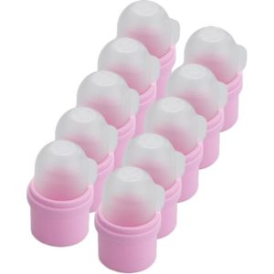 Sibel - Soak Off Vingerhoedjes - Roze - 10 Stuks - Herbruikbaar Siliconen