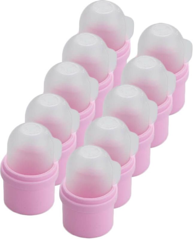 Sibel - Soak Off Vingerhoedjes - Roze - 10 Stuks - Herbruikbaar Siliconen