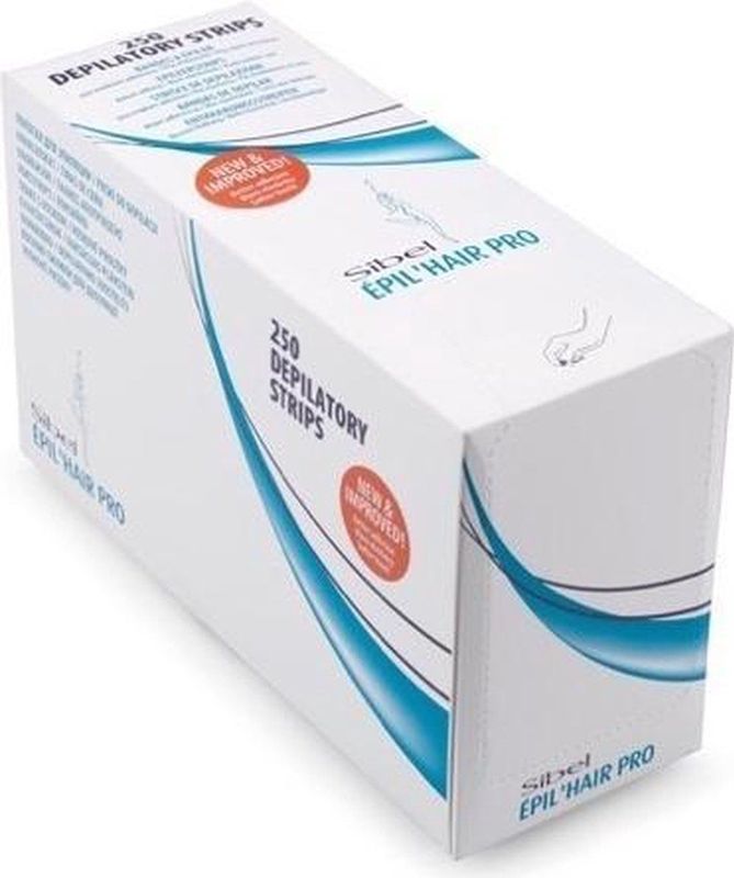 Sibel - Strips Strong - Ontharingsstrips - Wit - Non-woven - 250 stuks