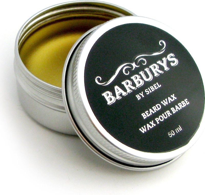 Barburys - Beard Wax - 50 ml - Licht Fixerend - Gezonde Glans