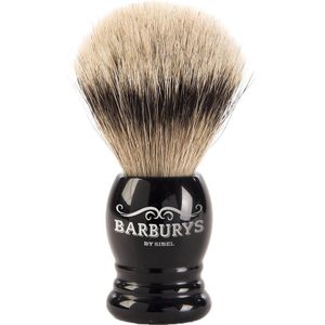 Barburys Shaving Brush - Silver Gloss