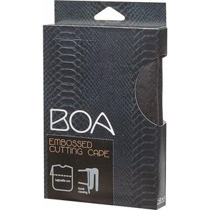 Kapmantel - Zwart - Slangenleer Look - 100% Polyester - Waterafstotend